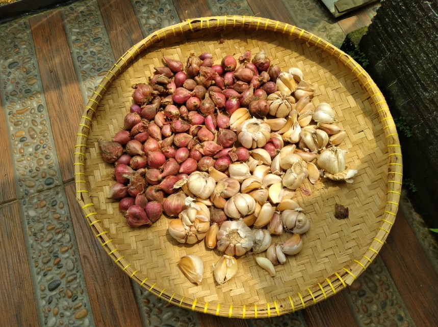 Cara praktis menyimpan bawang merah kupas agar tak lembek, busuk, dan bertunas