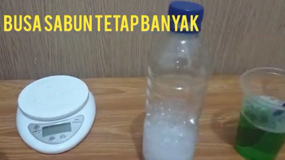 Tanpa garam, begini cara memperbanyak sabun cuci piring agar tetap kental