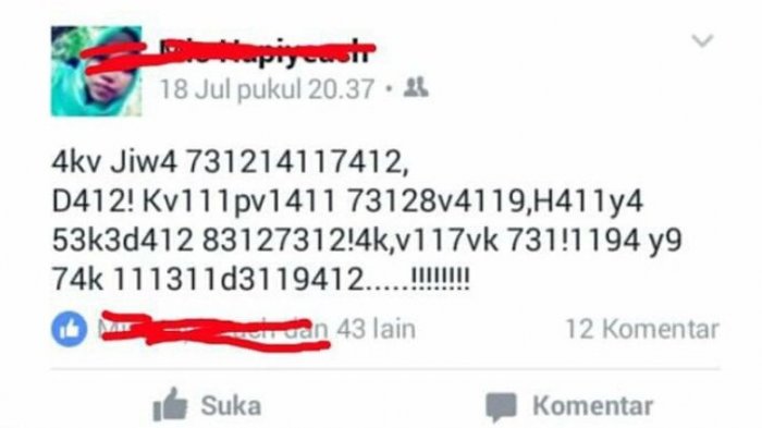 11 status lucu FB ini cuma bisa dipahami alien © berbagai sumber