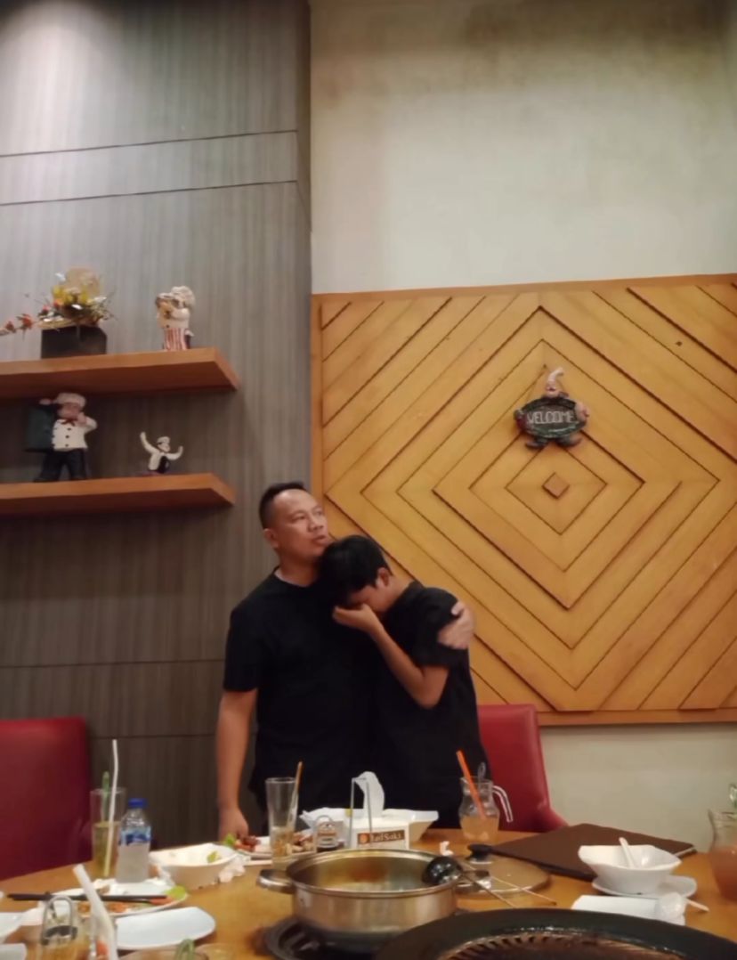 momen vicky prasetyo bertemu anak kandung © instagram