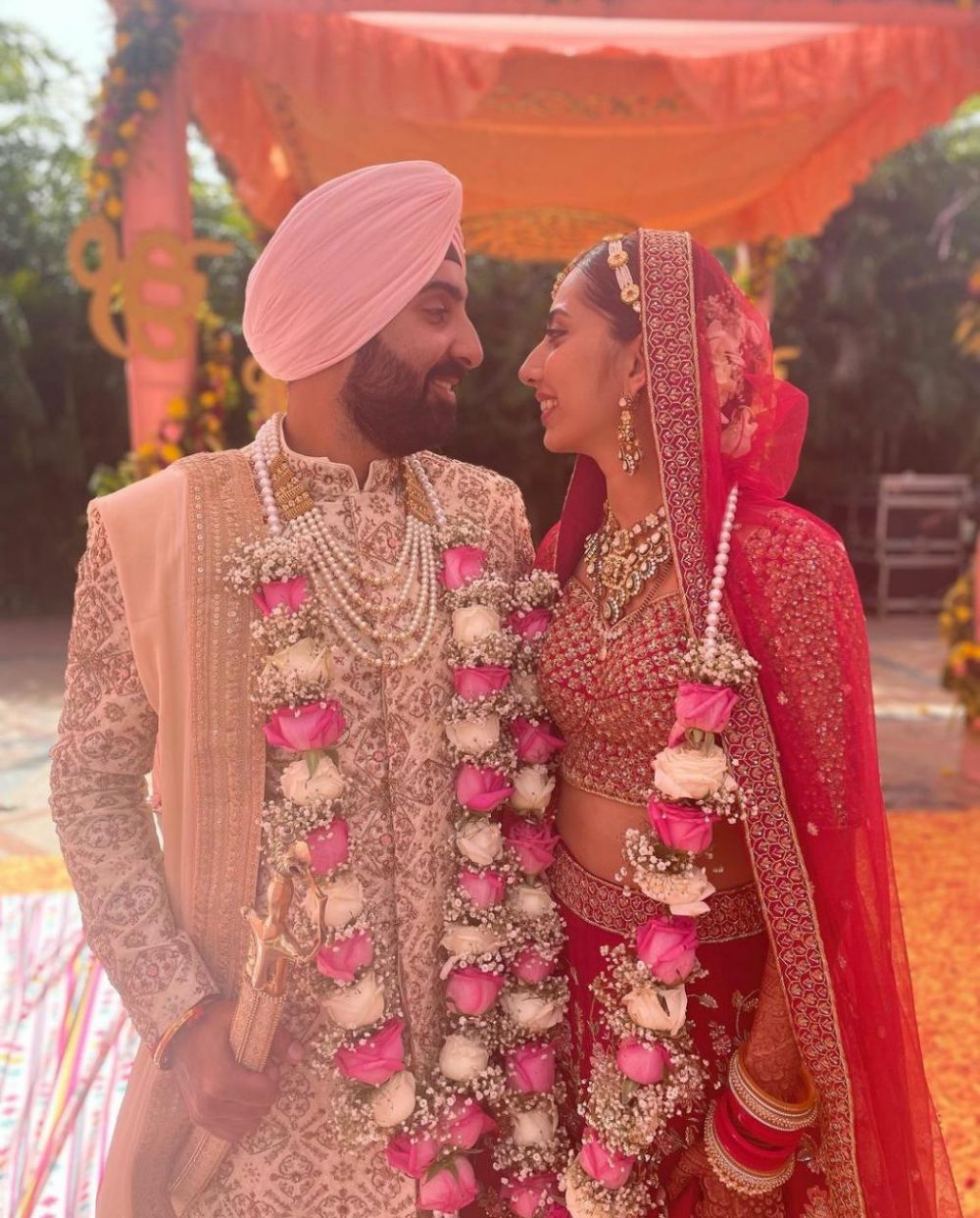 potret pemeran Kinjal di serial Anupamaa saat kenakan sari © Instagram