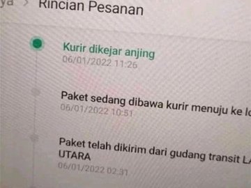 status kocak pengiriman barang saat kurir bertugas ini bikin paket jadi gagal nyampe © berbagai sumber