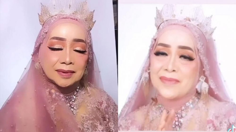 perubahan penampilan nenek ini bikin takjub bak princess © TikTok