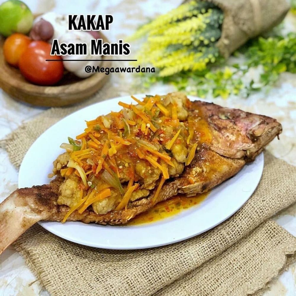 13 Resep ikan kakap saus asam manis, nikmat dan menggugah selera