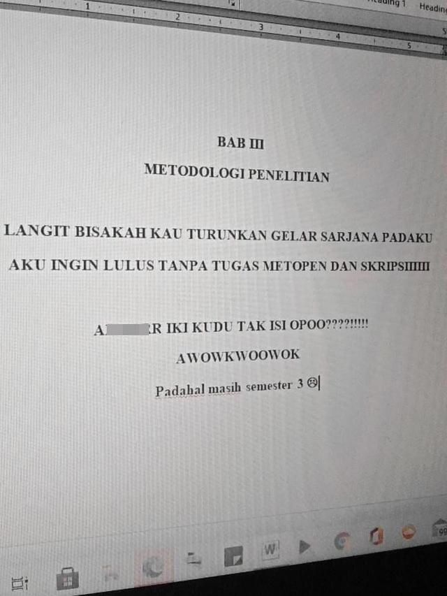 skripsi kocak mahasiswa © berbagai sumber