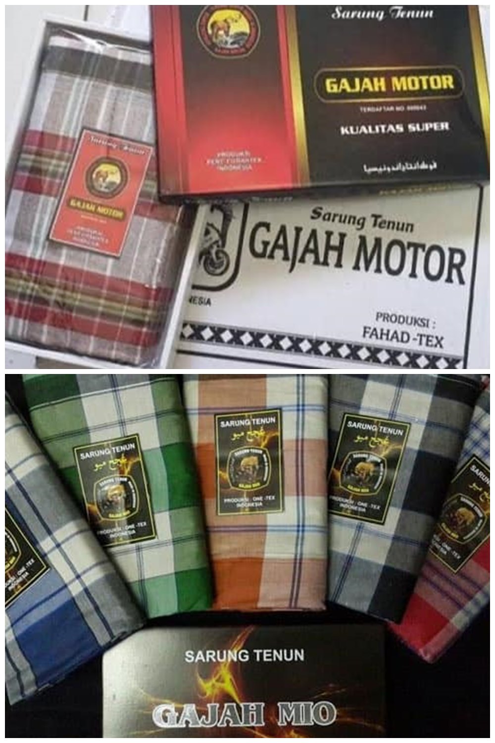 Pelesetan merek sarung © Facebook Pelesetan merek sarung © Facebook