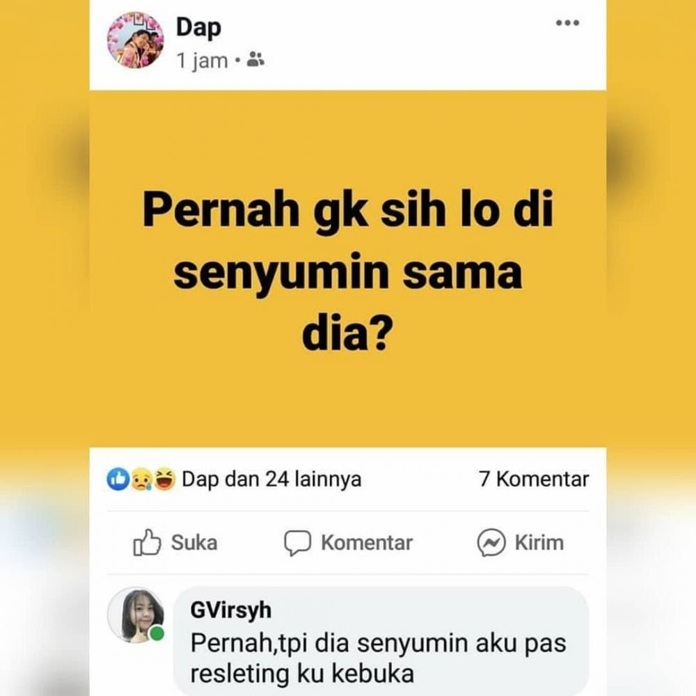 11 status lucu nyinggung tantangan ini isinya ngaco abis © berbagai sumber