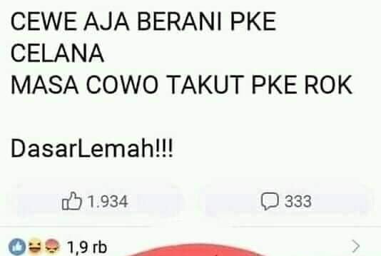 11 status lucu nyinggung tantangan ini isinya ngaco abis © berbagai sumber