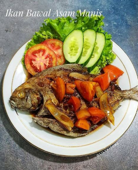13 Resep olahan ikan bawal masak kecap, manis, lezat, dan bikin nambah nasi 