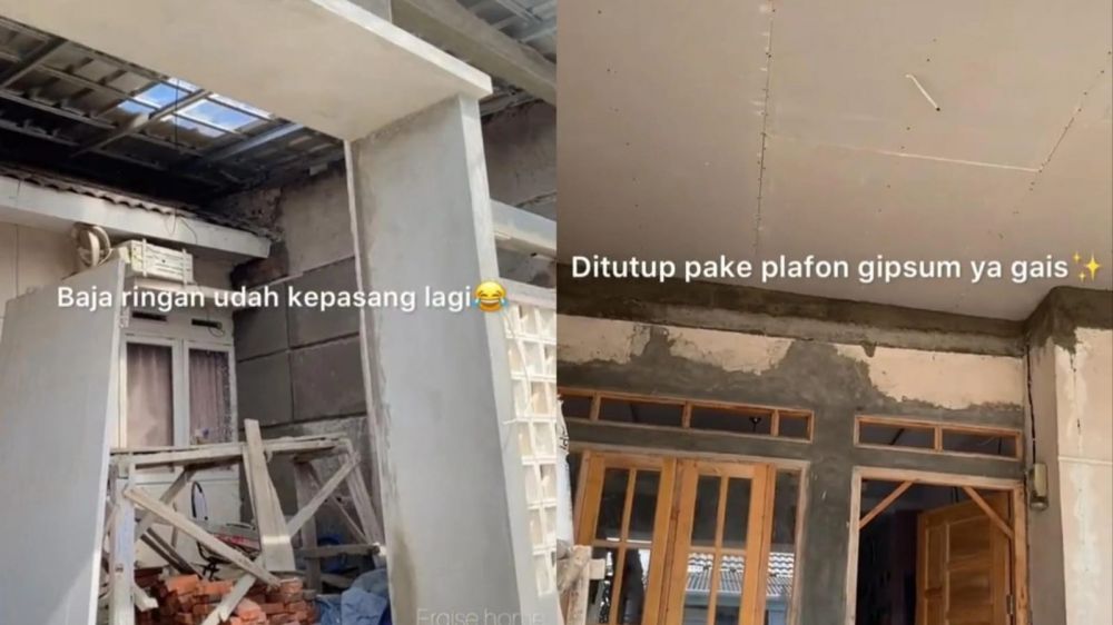 penampilan akhir rumah usai direnovasi ini bak perumahan elit © TikTok