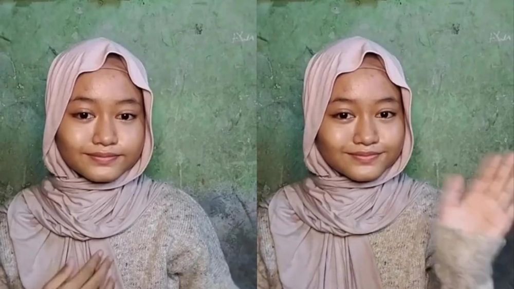 hasil makeup remaja ini dinilai bak MUA profesional © TikTok