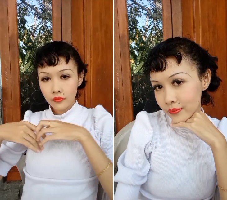tutorial makeup 90an © TikTok tutorial makeup 90an © TikTok