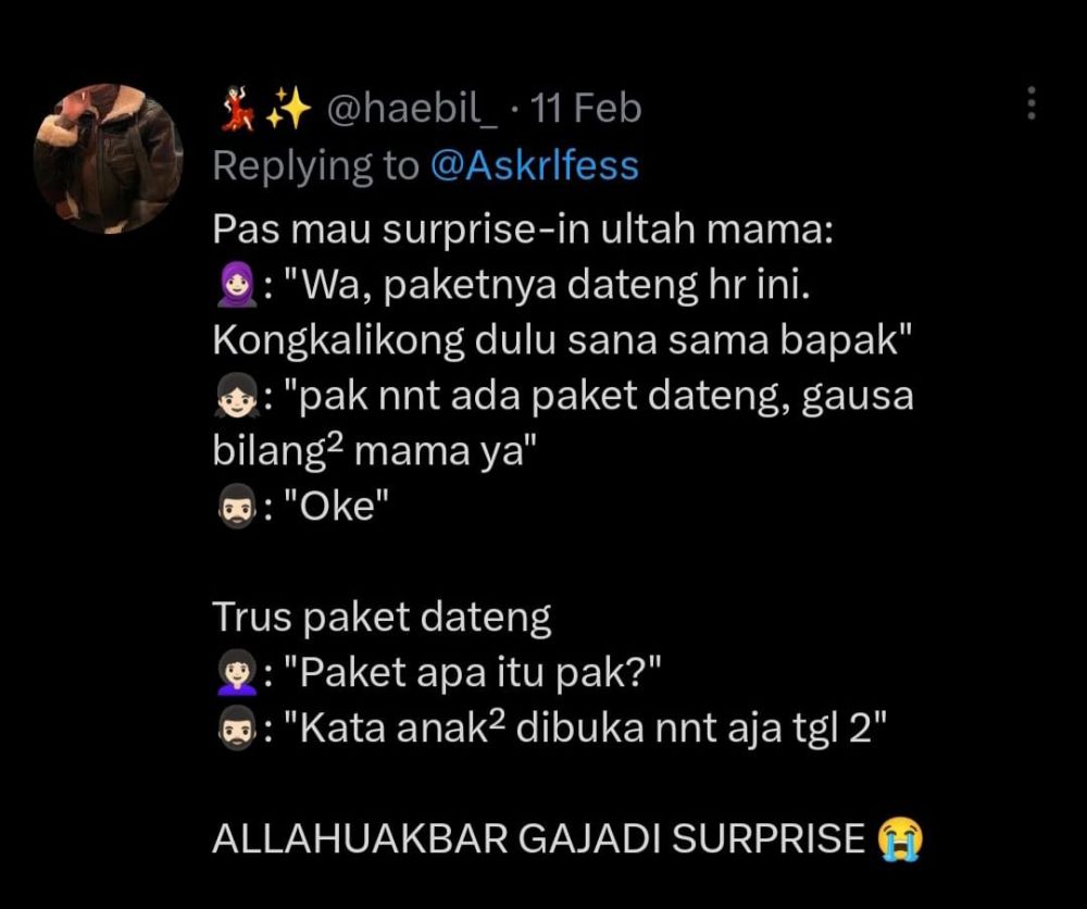 11 status lucu kelakuan kocak para bapak ini diluar nalar © Twitter