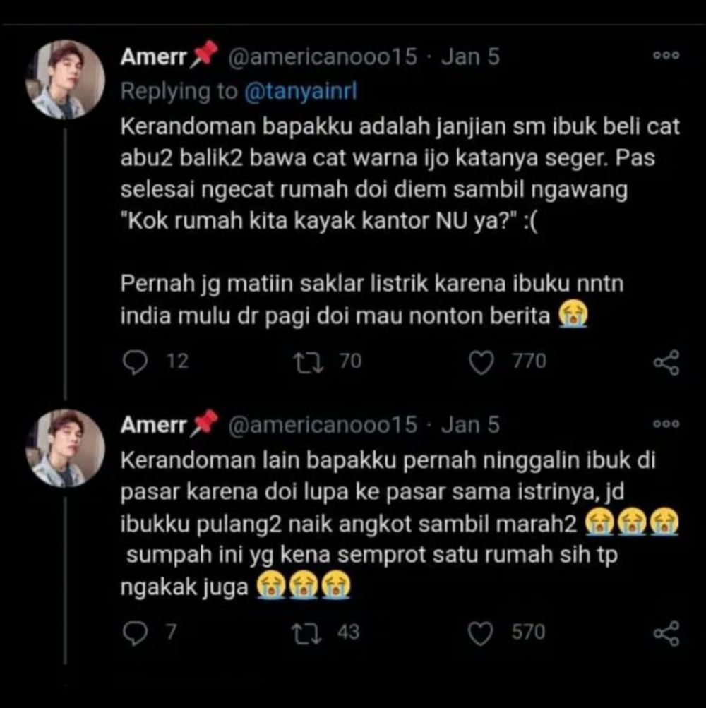 11 status lucu kelakuan kocak para bapak ini diluar nalar © Twitter
