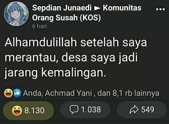 11 status lucu curhatan di medsos ini isinya ngeselin parah © berbagai sumber