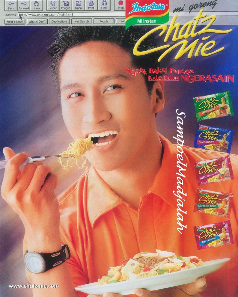 transformasi bintang iklan mi instan © berbagai sumber