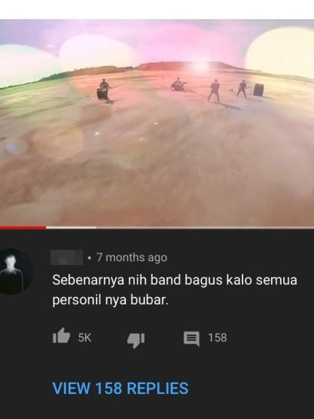 komentar youtube aneh © berbagai sumber