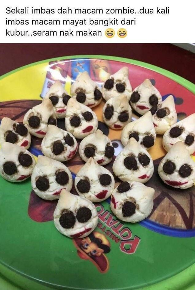 11 potret kocak kue Lebaran ini malah bikin mules sebelum makan © berbagai sumber