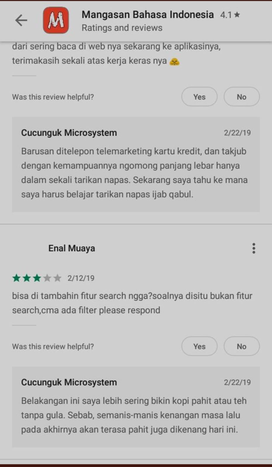 11 Potret kocak ulasan aplikasi di playstore ini unfaedah banget © berbagai sumber
