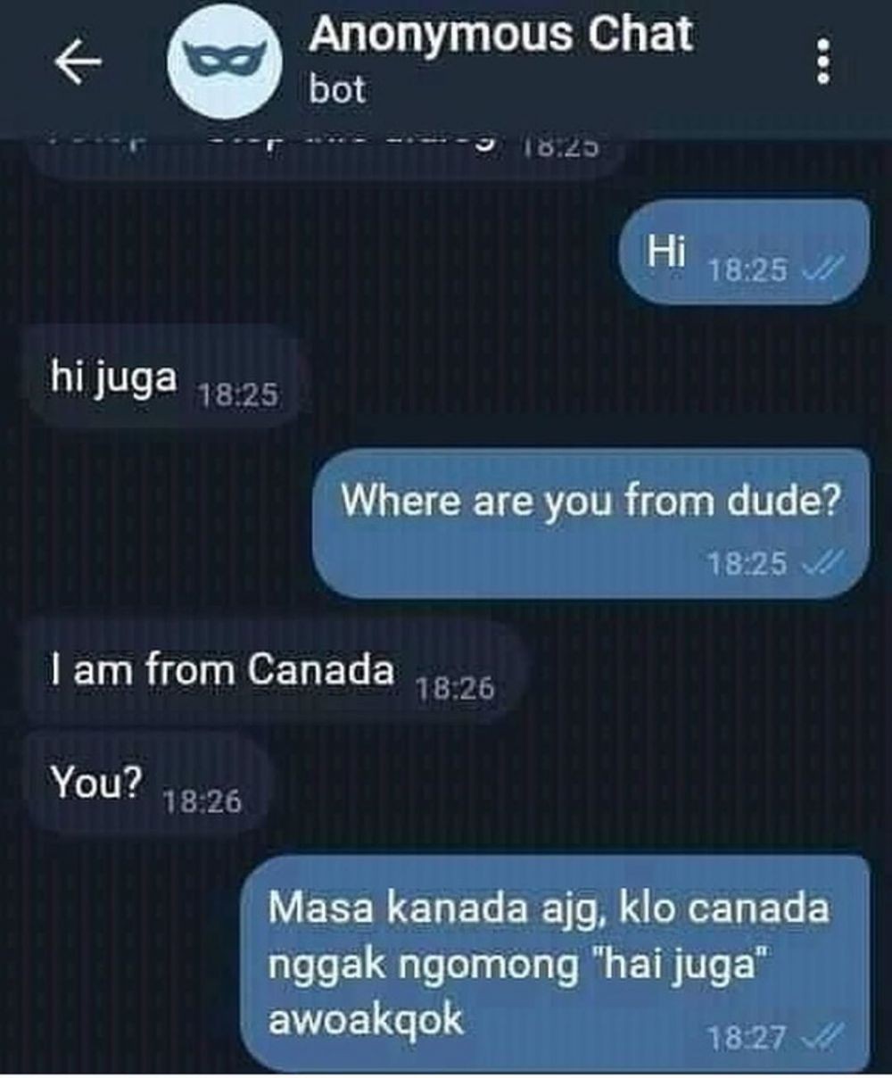 11 chat lucu tanya jawab soal bahasa Inggris ini ngawurnya kebangetan © berbagai sumber