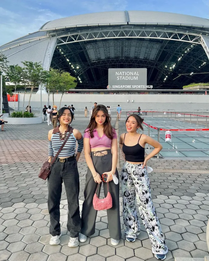 fuji dan rebecca klop bak bestie © instagram