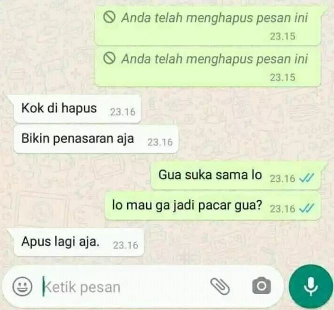 Chat lucu ngajak pacaran Berbagai sumber