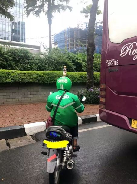 Potret kocak helm pengendara motor Berbagai sumber