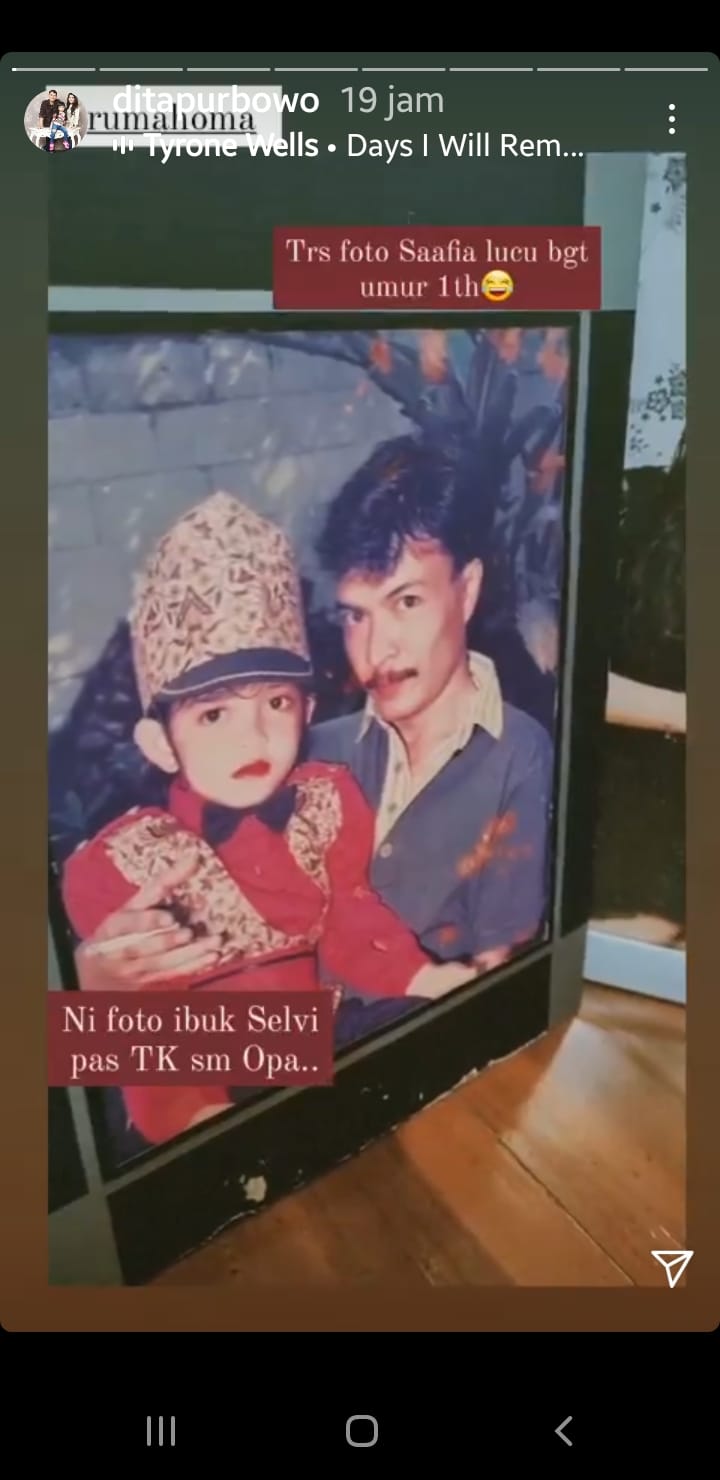 selvi ananda tampil menggemaskan © instagram