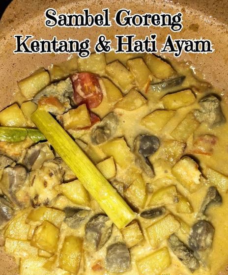 17 Resep sambal goreng kentang pedas spesial Lebaran, lezat dan bikin nagih