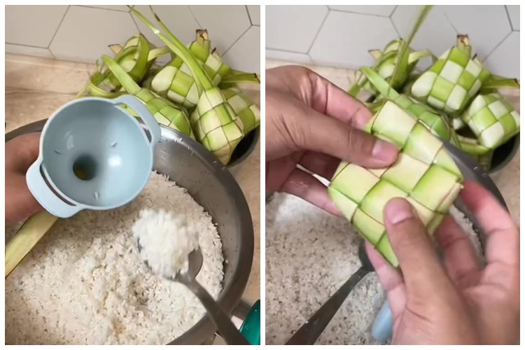Cukup gunakan 1 bahan dapur, ini trik agar ketupat tidak cepat basi