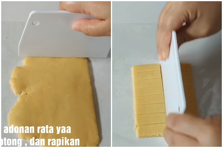 Cara bikin kue kastengel pakai 3 bahan tanpa oven, cetakan, dan mixer, hasil tetap cantik dan gurih