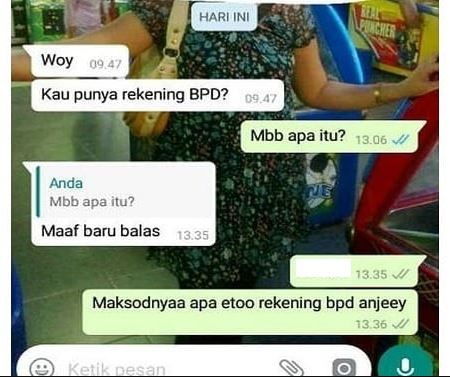 chat lucu pakai singkatan Berbagai sumber