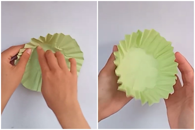 Cuma pakai 1 bahan, ini cara mudah membuat tempat cupcake sendiri di rumah