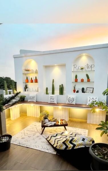 makeover rooftop tanpa atap TikTok