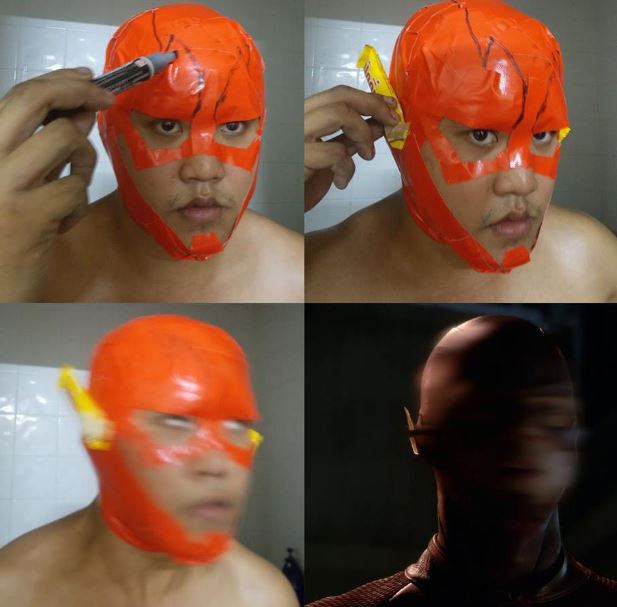 cosplay superhero low budget Berbagai sumber