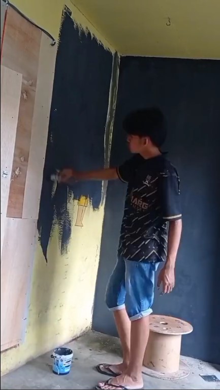makeover ruang kosong jadi tempat nongkrong © TikTok