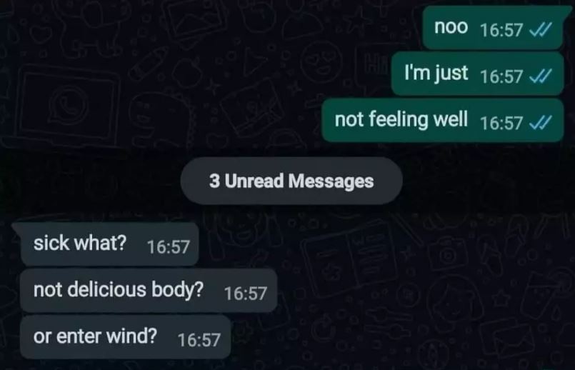 Chat lucu capek sama kelakuan pacar Berbagai sumber