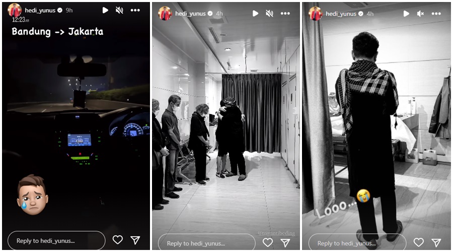 momen Hedi Yunus lepas kepergian Carlo Saba © 2023 brilio.net