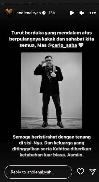 ungkapan duka untuk carlo saba © 2023 brilio.net