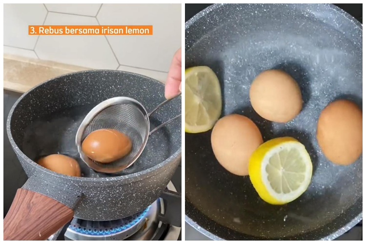 Cukup pakai 1 bahan dapur, ini trik merebus telur agar mudah dikupas dan hasilnya mulus