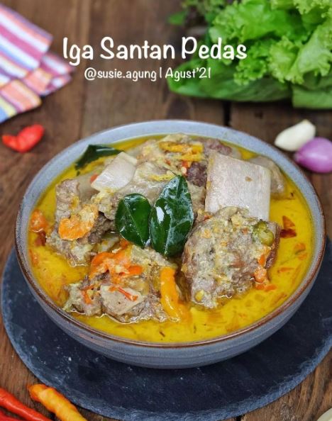 11 Resep daging sapi santan pedas, enak, sedap, empuk, dan mudah dibuat