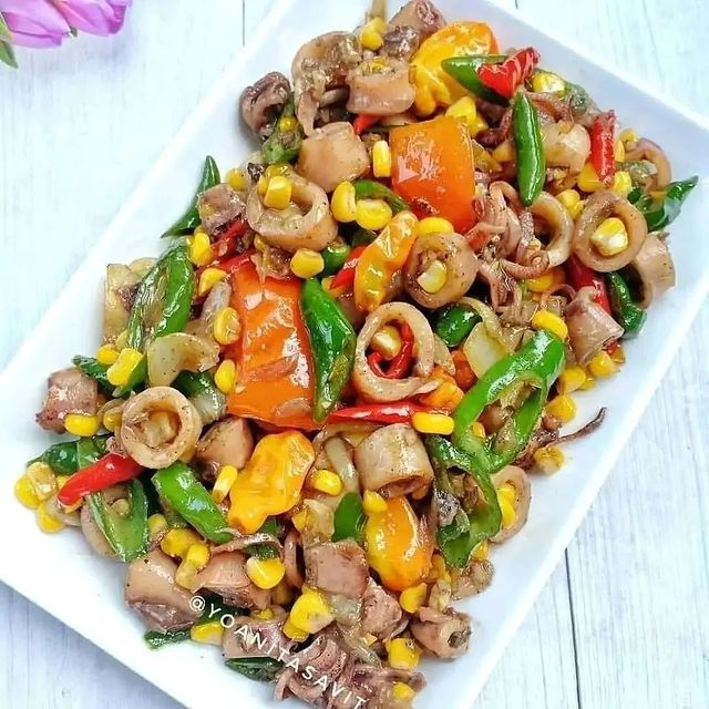 16 Resep oseng cumi pedas, nikmat dan mudah dibuat