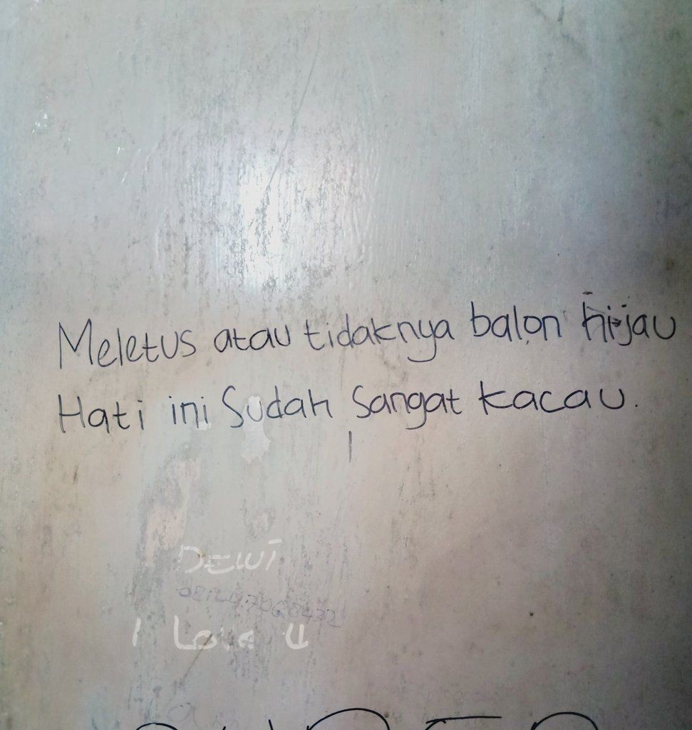 tulisan di tembok © berbagai sumber tulisan di tembok © berbagai sumber