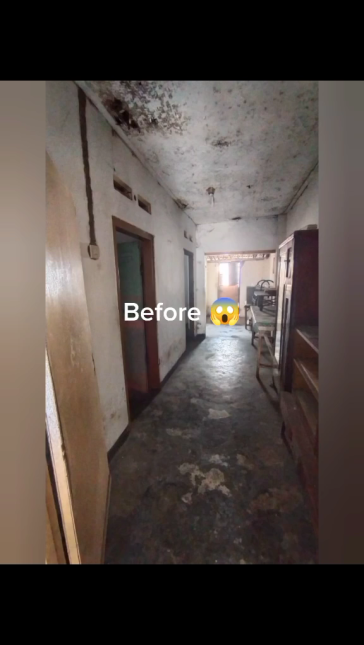 rumah jadul jadi modern © TikTok 