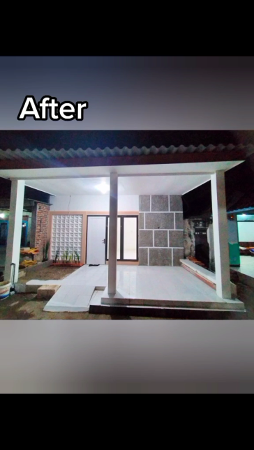 rumah jadul jadi modern © TikTok 