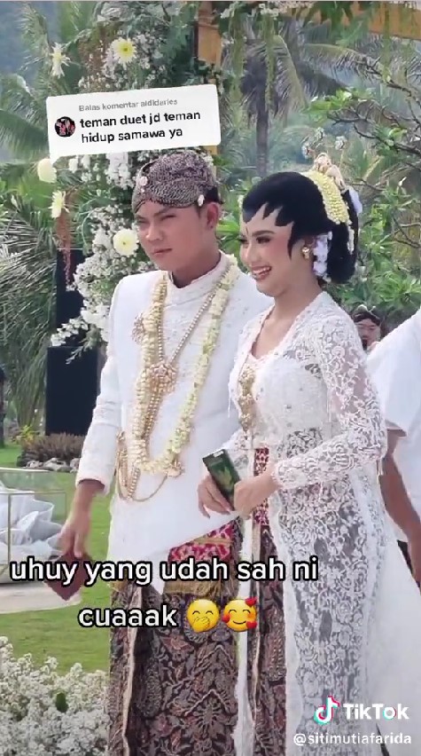 pernikahan tri suaka dan nabila maharani © berbagai sumber