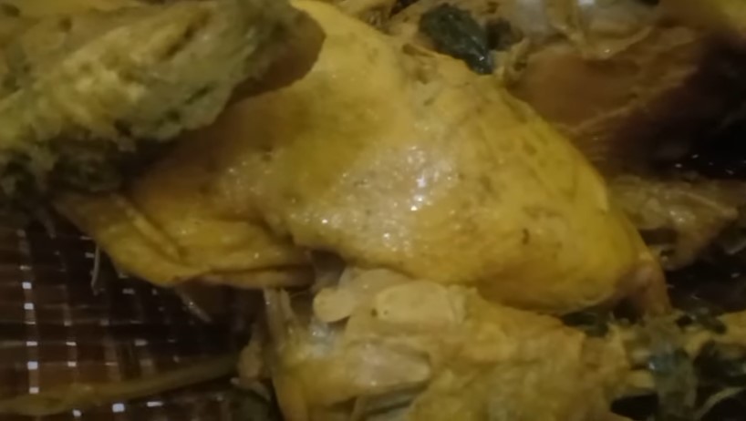 Trik mengolah ayam kampung utuh supaya antialot, cuma pakai 2 bahan