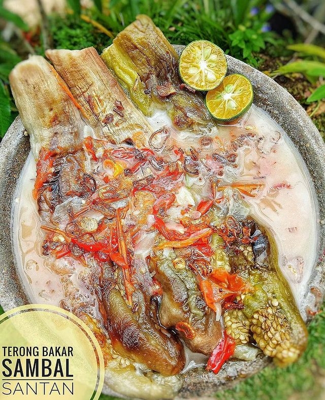 13 Resep olahan terong bakar santan lezat, sederhana, dan mudah dibuat