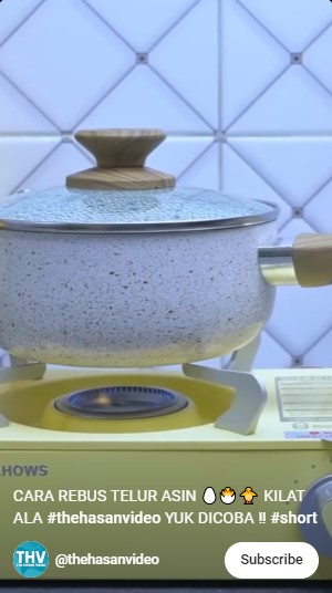 Trik merebus telur asin agar matang sempurna dan hemat gas, praktis hanya 5 menit