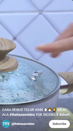Trik merebus telur asin agar matang sempurna dan hemat gas, praktis hanya 5 menit
